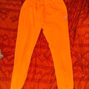 Champion Orange Sweatpants